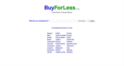 Desktop Screenshot of buyforless.com